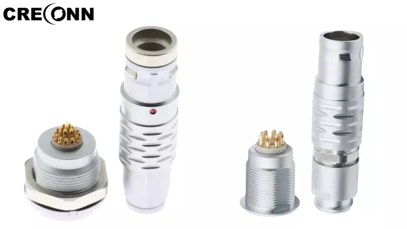 Selection of Push-Pull Self-Locking Connectors: Series B and Series K