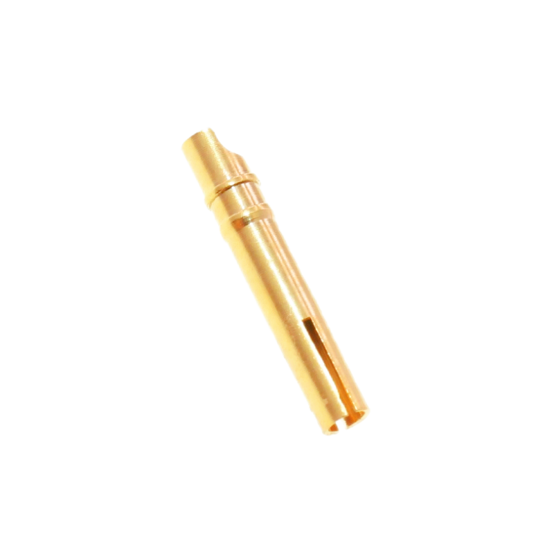 Customized Brass pin Gold-plated New Energy Terminal Accessories Ev Pin Connector For Electric Vehicle Charger terminal Pin