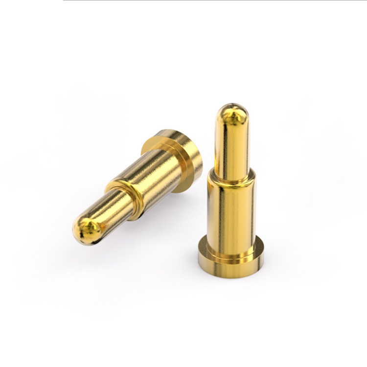 Manufacturer Customize Length 5V2A 12V 2A Single Pin In-Mold Injection Gold Plated Pogo Pin Waterproof Terminal Connectors