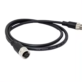 High quality M12 industrial waterproof wire and cable 2/3/4/5/6/8/12/17 pin M12 connector cable Custom 1-50m